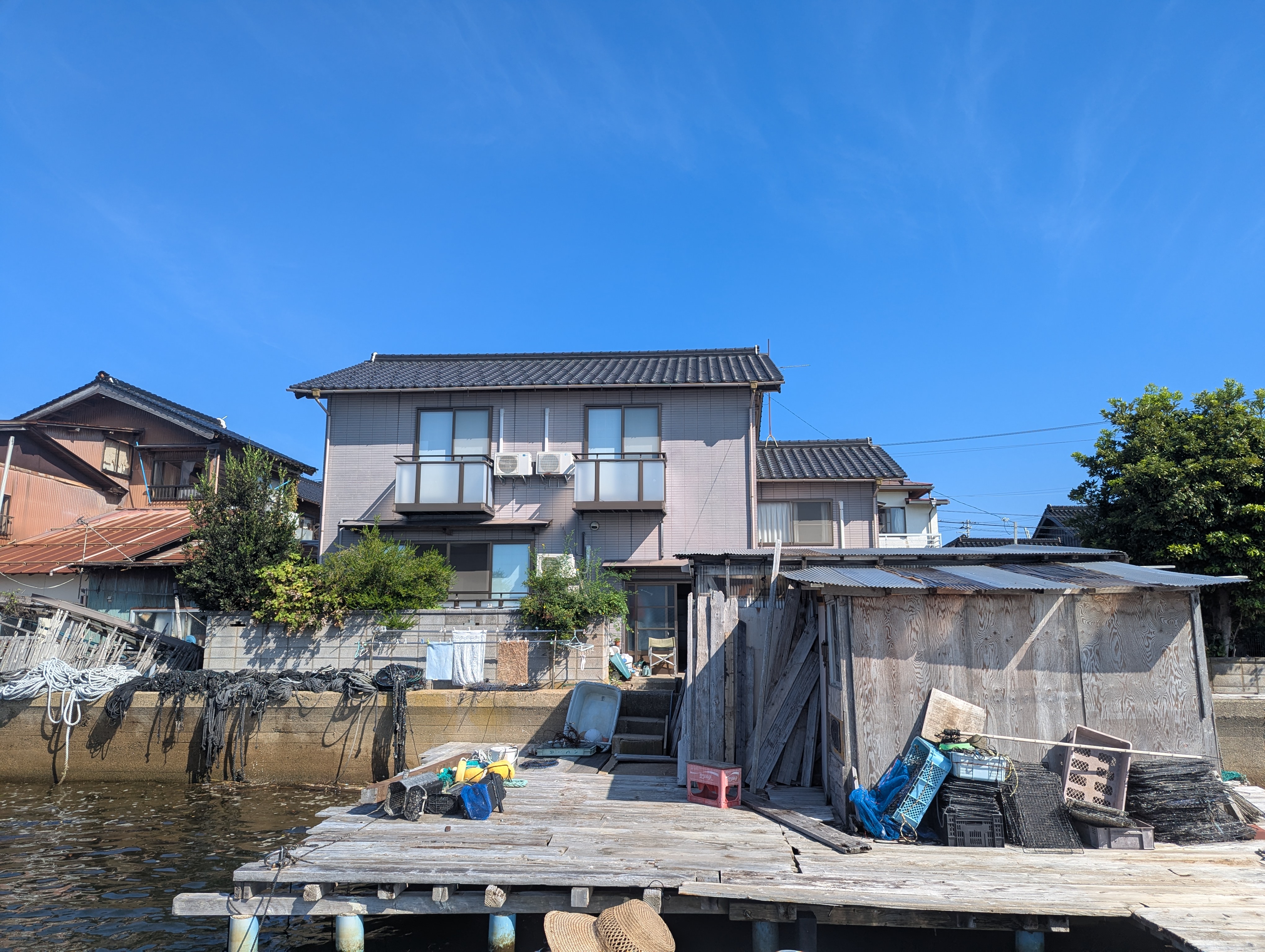 Gentle Moon Stays guesthouse from the pier
